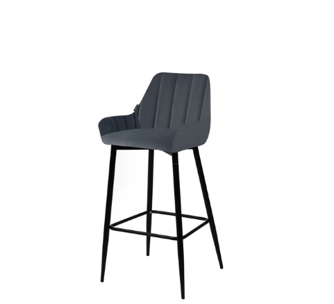 เก้าอี้ เก้าอี้บาร์ เก้าอี้ทรงสูง เก้าอี้เคาน์เตอร์บาร์ เฟอร์นิเจอร์แต่งบ้าน กำมะหยี่