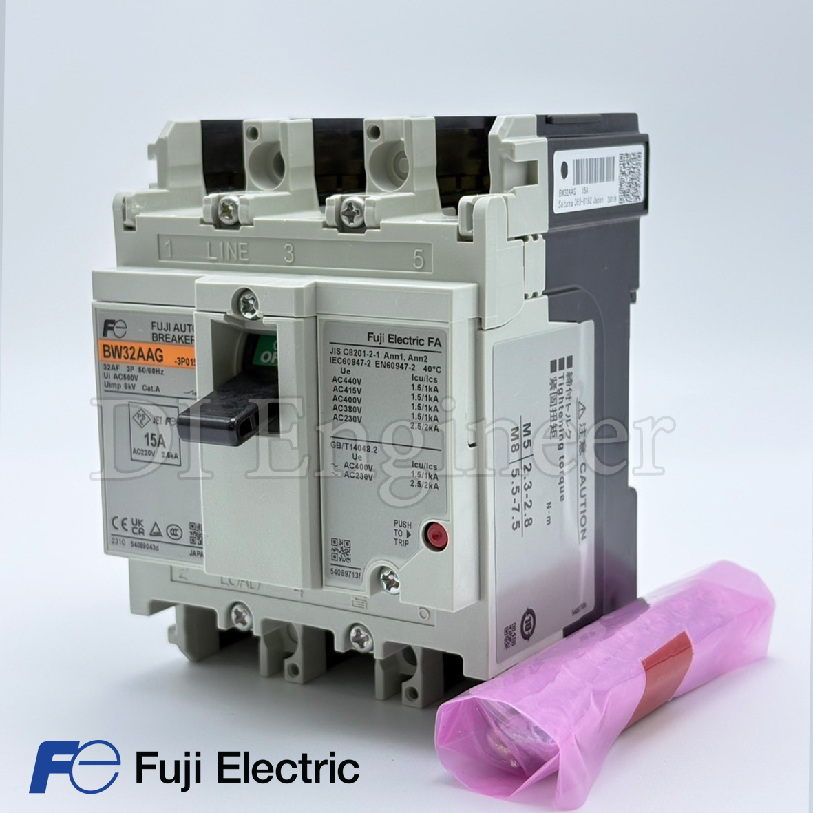 FUJI BREAKER MCCB BW32AAG 3P 15A