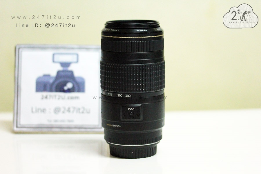เลนส์ Canon 70-300mm f4-5.6 is USM สภาพดีใช้งานปกติ