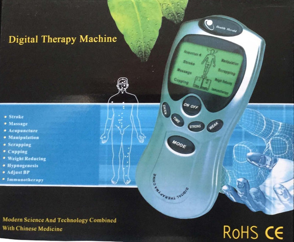 เครื่องกระตุ้นไฟฟ้า TENS รุ่น Digital Therapy Machine พร้อมด้วยถุงนวดมือและนวดเท้า (TENS with Conductive Fiber Electrode Gloves + Massage Socks)