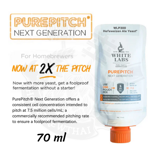 WLP300 Hefeweizen Ale Yeast® (70 ml) By Homebrewthai