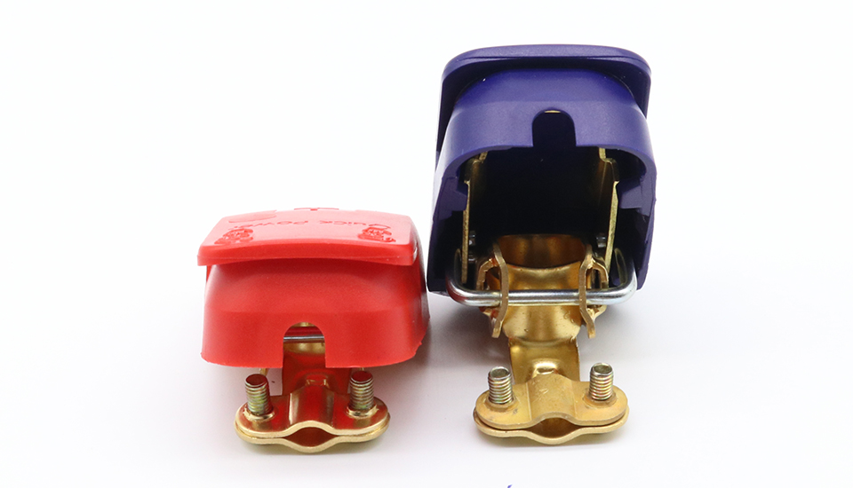 ขั้วแบตเตอรี่สวมไว QUICK POWER น้ำเงิน-แดง