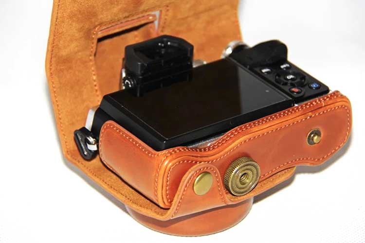 Bag Leather Case For olympus EM10 II