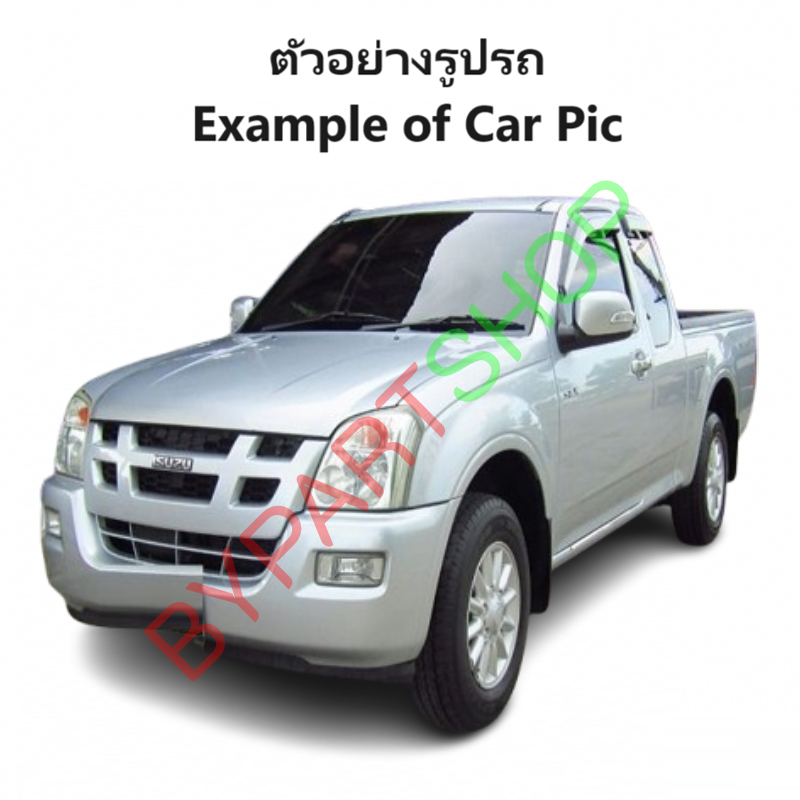 หน้ากระจัง ISUZU D-MAX(ดีแม็ก) 4WD สีดำ(งานไม่ทำสี) ไม่มีโลโก้ ปี2005-2006 (รหัส:DMAX'04-05 4WD-ดำ)