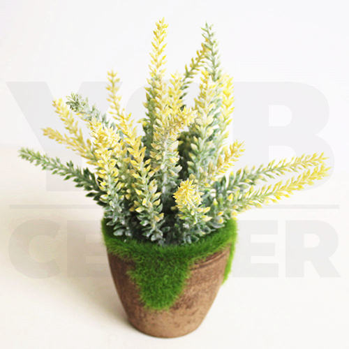 ต้นไม้ปลอม ต้นไม้แต่งบ้าน ดอกไม้พลาสติก ต้นไม้พลาสติก ดอกไม้ประดิษฐ์ (เซ็ต 3 ชิ้น) ขนาด 8.5x7.5x20 CM. รุ่น B1S025-LV3-20X8.5X7.5