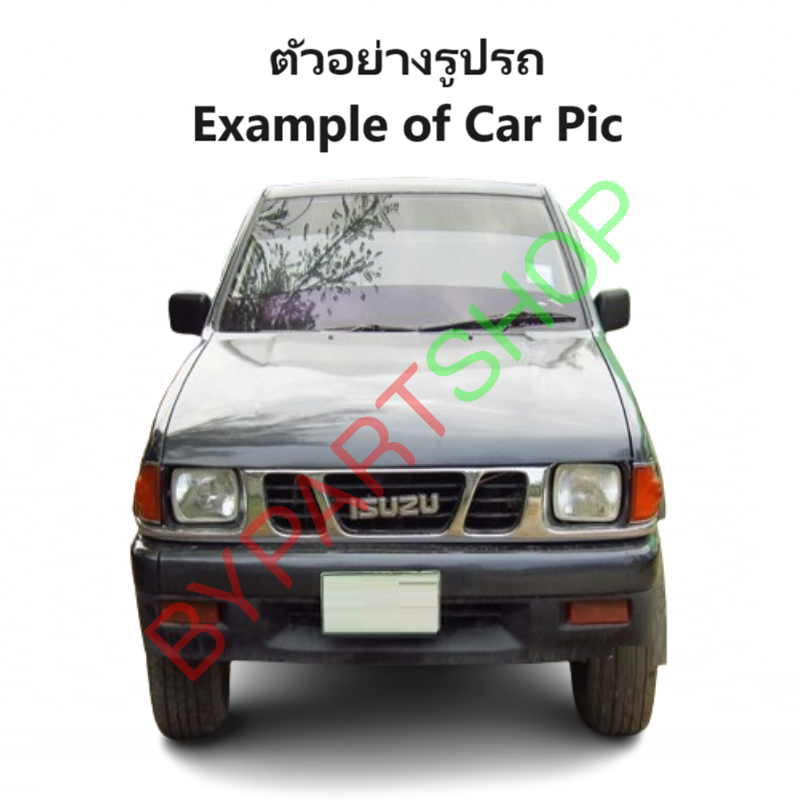 กระจกมองข้าง ISUZU TFR(มังกร) โฉมแรก รุ่นปรับมือ สีดำ (โฉมประตูมีหูช้าง) ปี1987-1990 (DM110) -ราคาต่อข้าง-