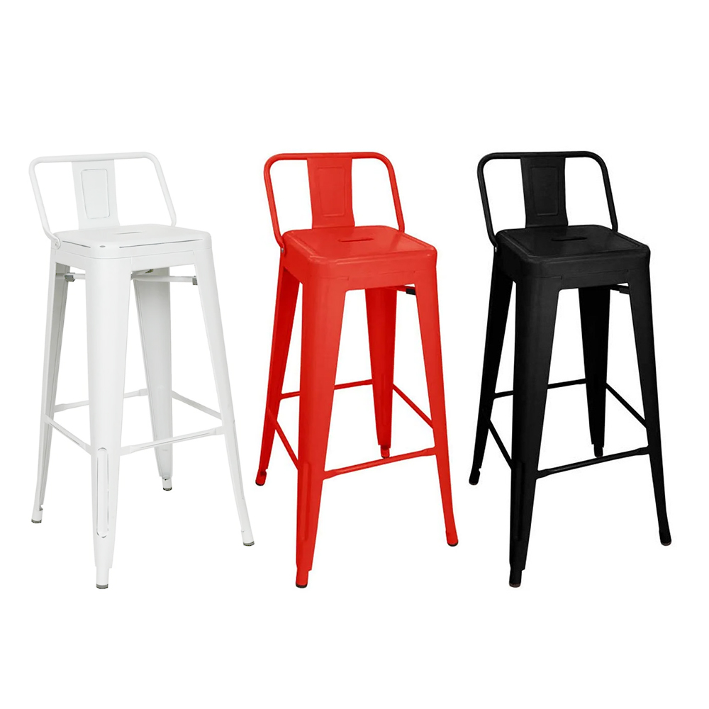 เก้าอี้บาร์ เก้าอี้ทรงสูง เก้าอี้บาร์สตูล เก้าอี้เคาร์เตอร์ พนักพิง โมเดิร์นสไตล์