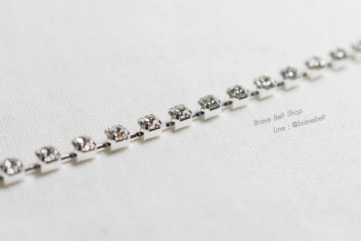 เข็มขัดสายเพชร ปลายสายโซ่สวยๆ