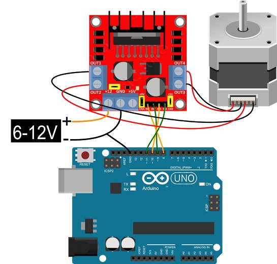 L298N DC motor / Stepper motor driver module