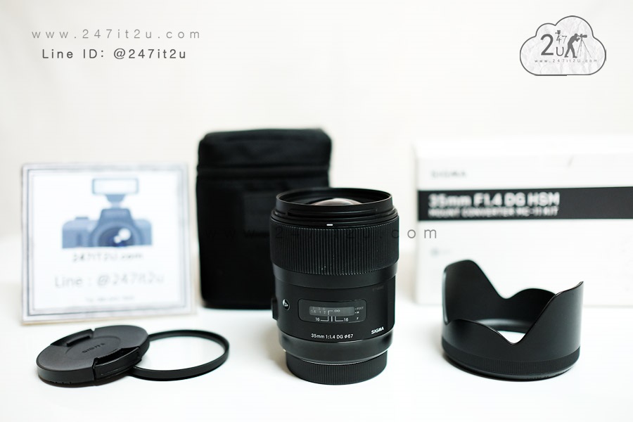 เลนส์ sigma Art 35 mm f1.4DG HSM for Canon