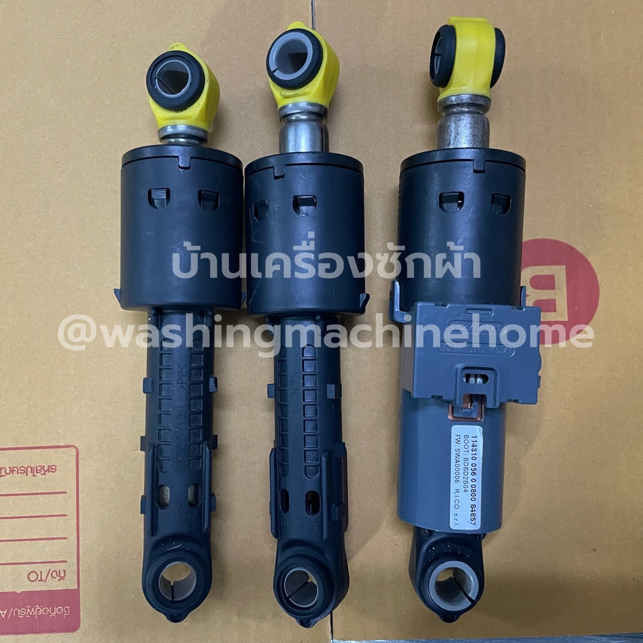 โช๊คเครื่องซักผ้า Electrolux Washing Machine Shock Absorber ราคาต่อชุด ได้ 3 ชิ้น (อะไหล่ถอด มือสอง) **หากไม่มั่นใจว่าใส่กับรุ่นเราได้หรือไม่ รบกวนติดต่อทางไลน์**