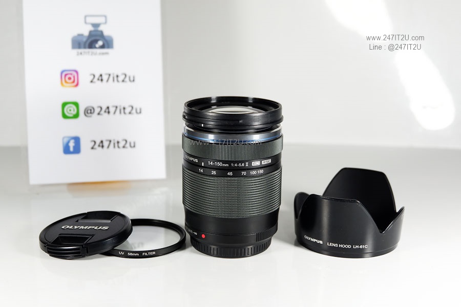 เลนส์ Olympus 14-150mm F4-5.6 II ED MSC สีดำ