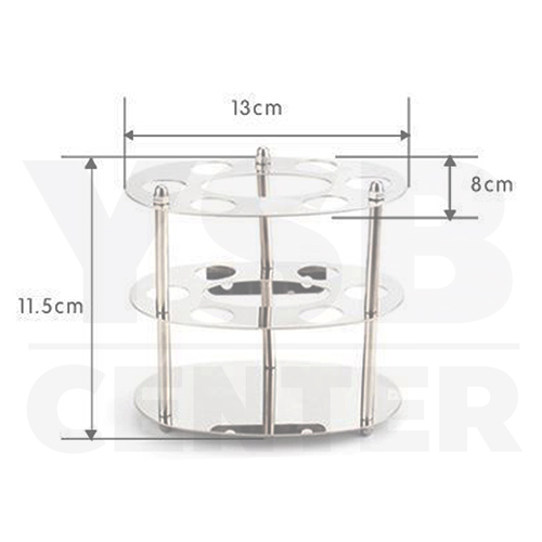 CASSA ที่ใส่แปรงสีฟัน ยาสีฟัน แสตนเลส ทรงกลม รุ่น C1M064-SS201-F01B