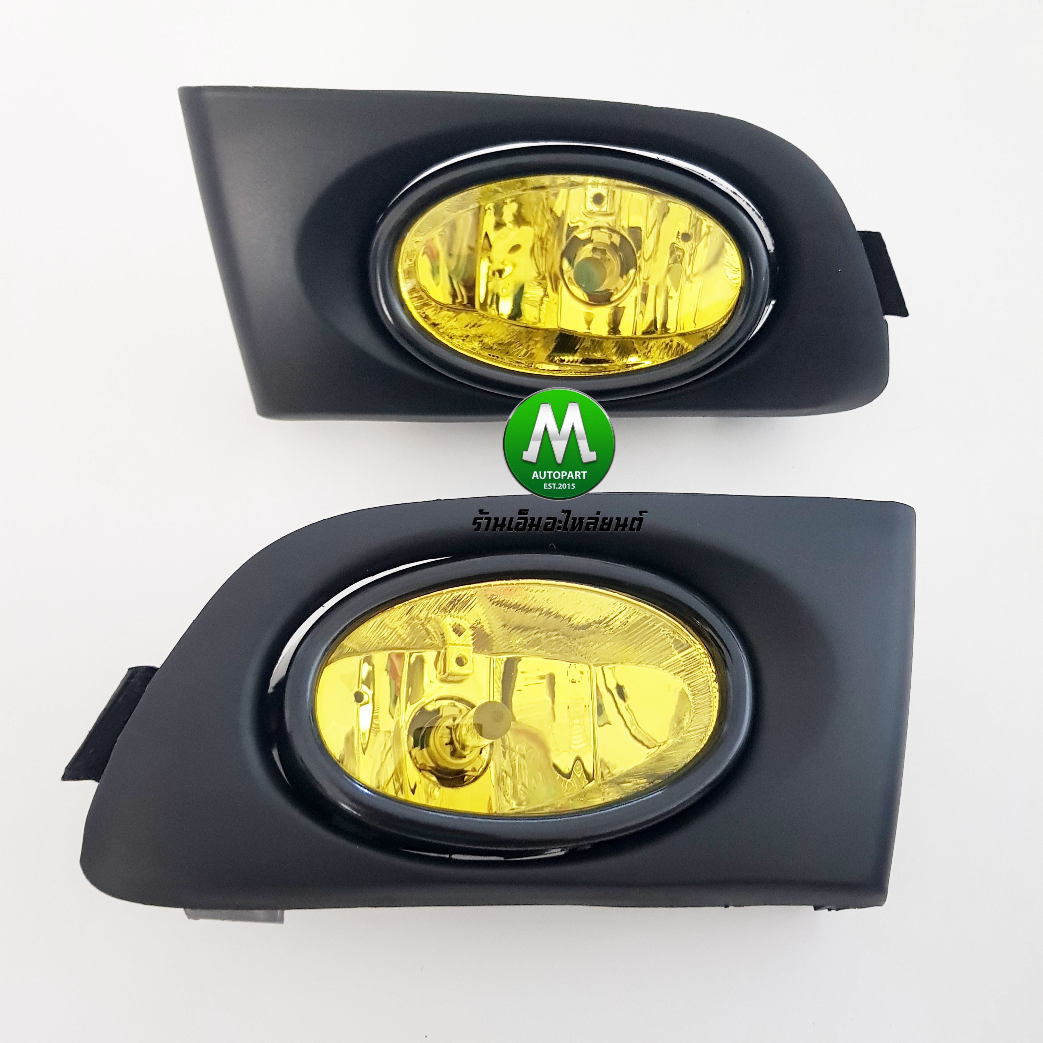ไฟตัดหมอกซีวิค ฮอนด้า โคมเหลือง HONDA CIVIC 2001 2002 ES ไฟสปอร์ตไลท์ SPOTLIGHT (รับประกันสินค้า 1 เดือน)