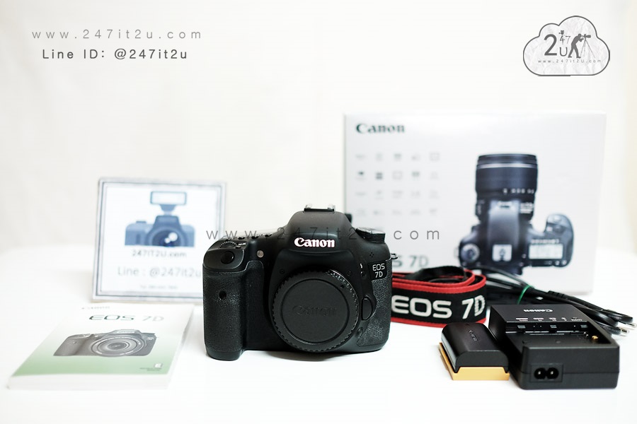 กล้อง Body Canon 7D อุปกรณ์ยกกล่อง