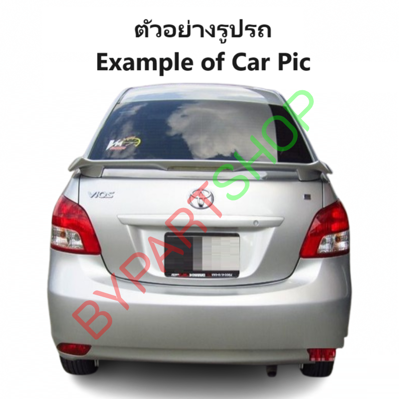 หน้ากระจัง TOYOTA VIOS(วีออส) Gen2 รุ่นที่1 สีดำ(งานไม่ทำสี) พร้อมคิ้วโครเมียม ปี2007-2009 (รหัส:VIOS'07)