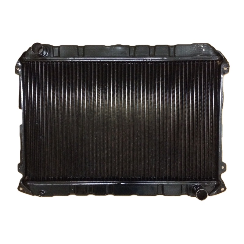 หม้อน้ำ MAZDA MAGNUM(แม็กนั่ม)/THUNDER(ธันเดอร์) รุ่นไม่มีปากเติมน้ำ เกียรกระปุก (เหล็กทองแดงทั้งใบ) (O.E.M ประกัน 6เดือน)