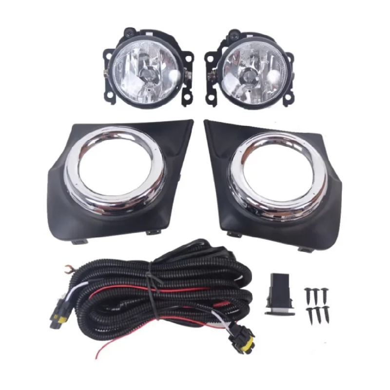 ไฟตัดหมอก/ไฟสปอร์ตไลท์ MITSUBISHI NEW TRITON(นิว ไทรทัน) ฝาครอบชุบ ปี2015-2018 (ครบชุด) (รับประกัน 6เดือน) (MB839E)