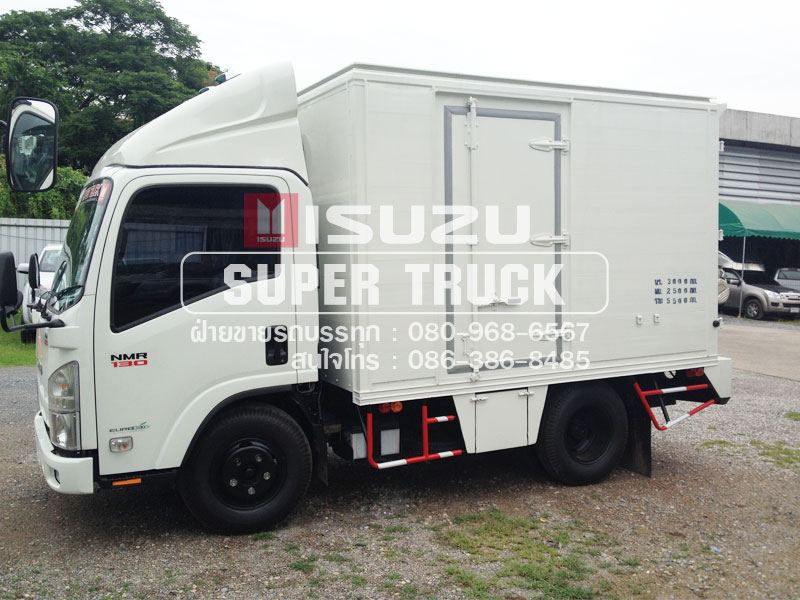 ISUZU NMR แบบตู้อลูมิเนียม (ช่วงต่อยาว 3เมตร)