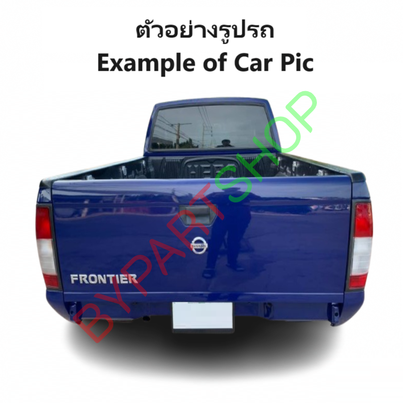 ฝาท้าย NISSAN FRONTIER(ฟอนเทียร) รุ่นเปิดกลาง เหล็กดำ(หนาเทียบแท้) ปี1998-2006 (รหัส:BIGM2000) -เลือกรูปแบบ-