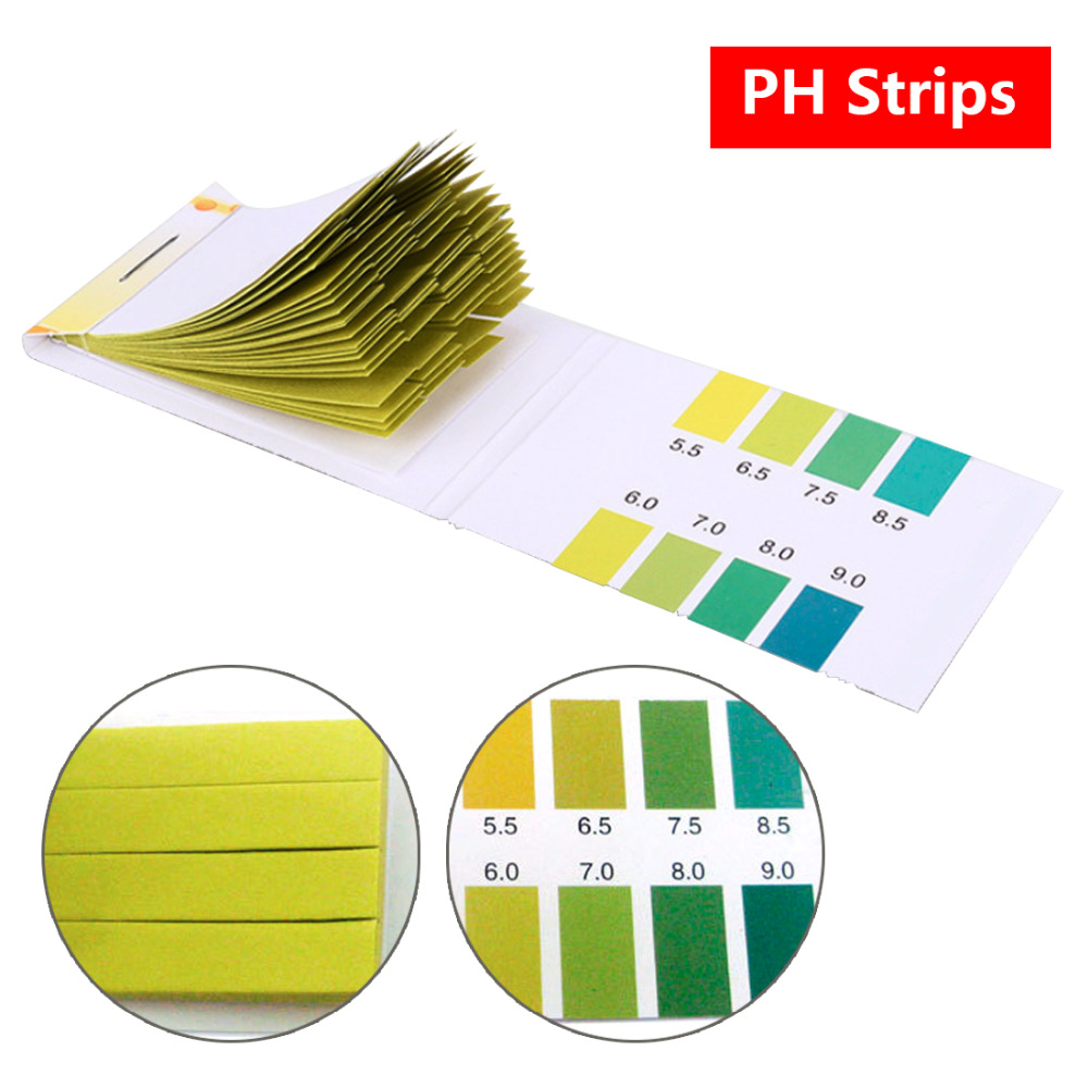 กระดาษ pH ( ลิตมัส Litmus ) วัดค่ากรด-ด่าง 5.5-9.0 (80 แถบ)