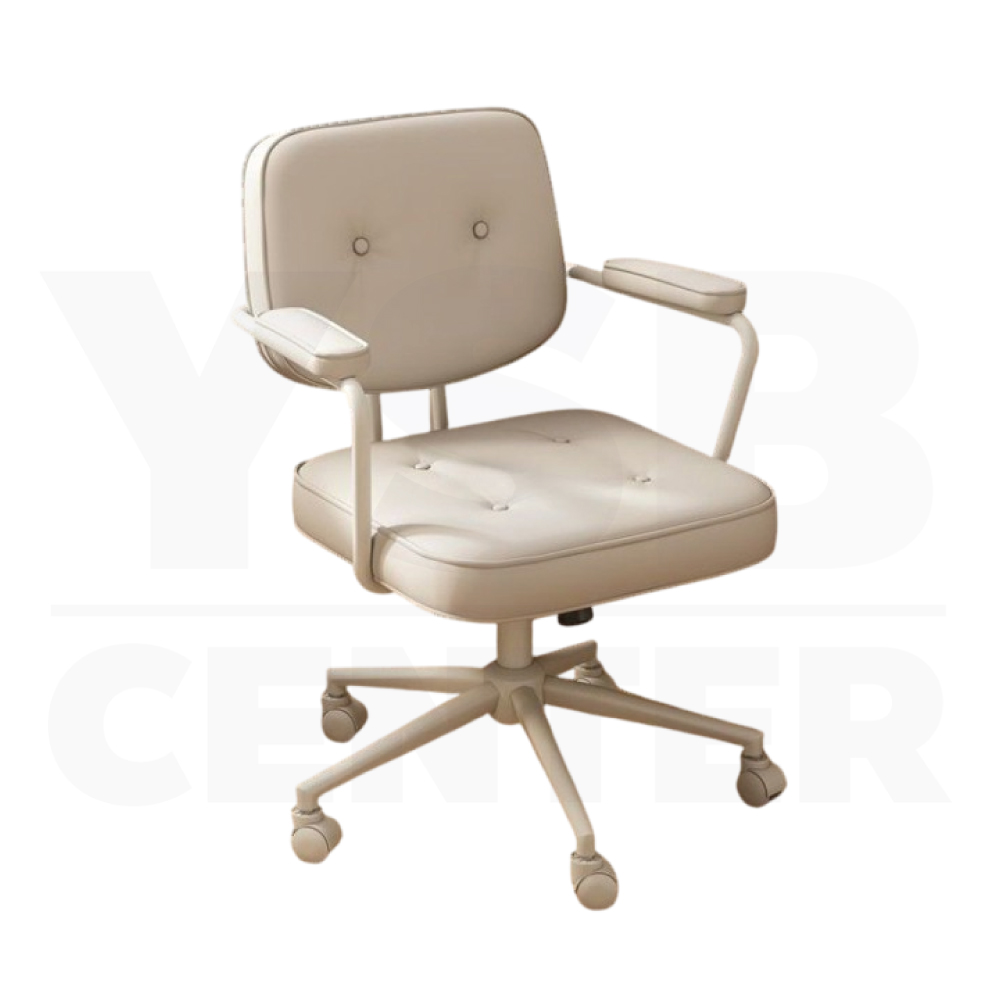 เก้าอี้ทำงาน เบาะหนัง ปรับระดับ หมุนได้ นั่งสบาย มีล้อ แข็งแรง YL0281 - YL0283