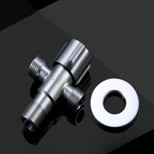 วาล์วน้ำในห้องน้ำ วาล์วน้ำต่อท่อน้ำชักโครก วาล์วน้ำสแตนเลส รุ่น C1S003-SUS0142