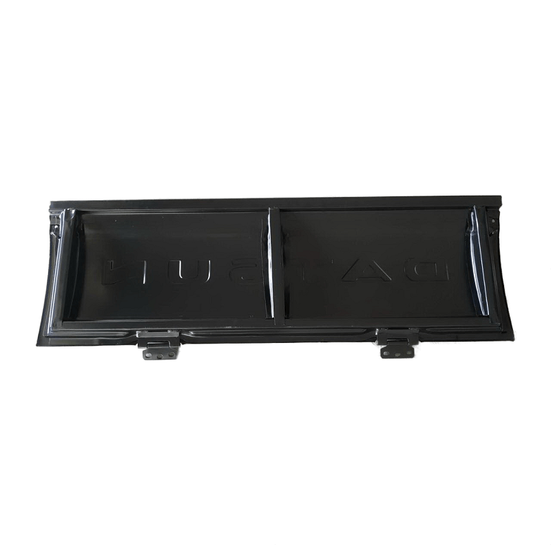 ฝาท้าย DATSUN(ดัทสัน) 620 ช้างเหยียบ โฉมไฟนอน เหล็กดำ(หนาเทียบแท้ ไม่ทำสี) ปี1972-1979