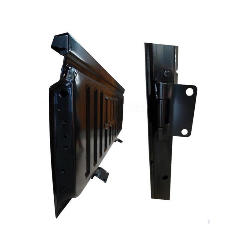 ฝาท้าย TOYOTA TIGER(ไทเกอร์)/D4D(ดีโฟร์ดี) รุ่นเปิดข้าง เหล็กดำ(หนาเทียบแท้ ไม่ทำสี) ปี1998-2004 -กรุณาเลือกแบบ-