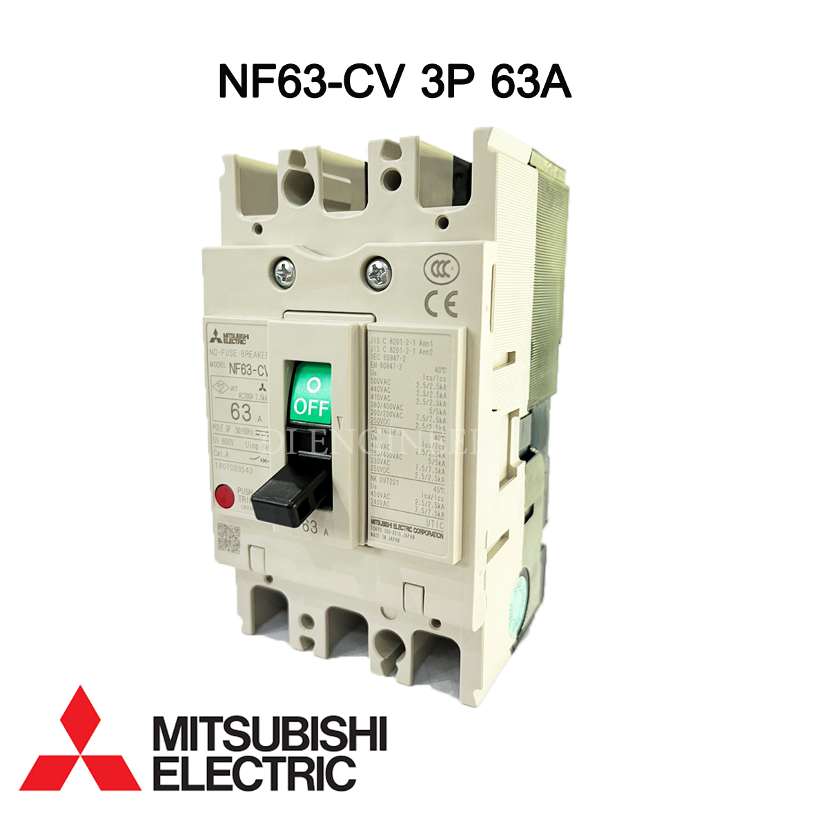 Mitsubishi NF63-CV 3P 63A