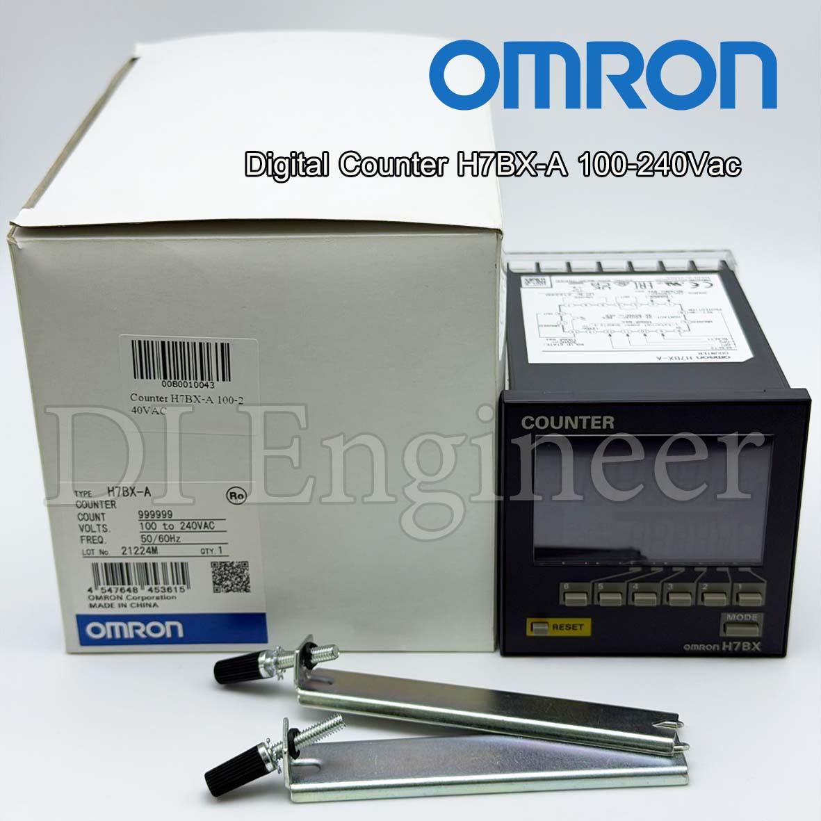 Omron Digital Counter H7BX-A 100-240VAC