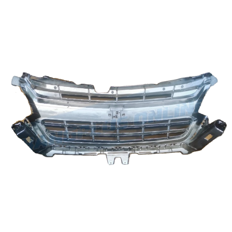 หน้ากระจัง CHEVROLET COLORADO(โคโลราโด) LS/LT/LTZ/Z71 พร้อมคิ้วโครเมียม ไม่มีโลโก้ ปี2017-2022 (รหัส:COLORADO'17)