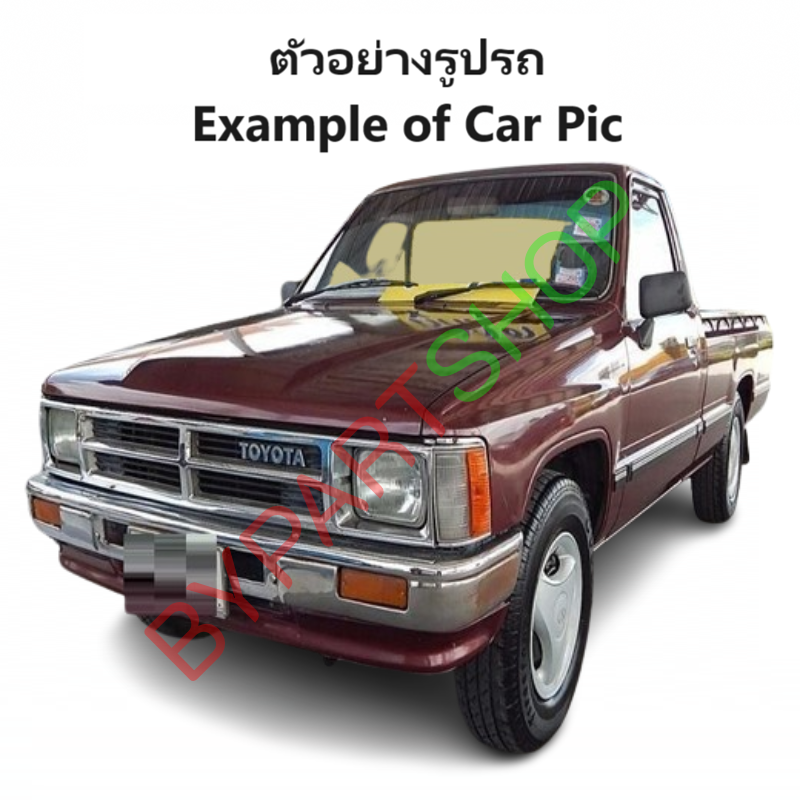 กระจกมองข้าง TOYOTA LN50/LN56/LN65(ฮีโร่) รุ่นปรับมือ สีดำ ปี1984-1989 -ราคาต่อข้าง-