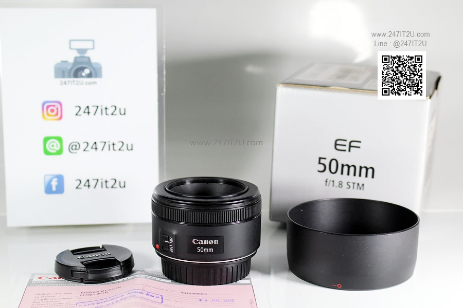 Canon EF 50mm f 1.8 STM เครื่องศูนย์