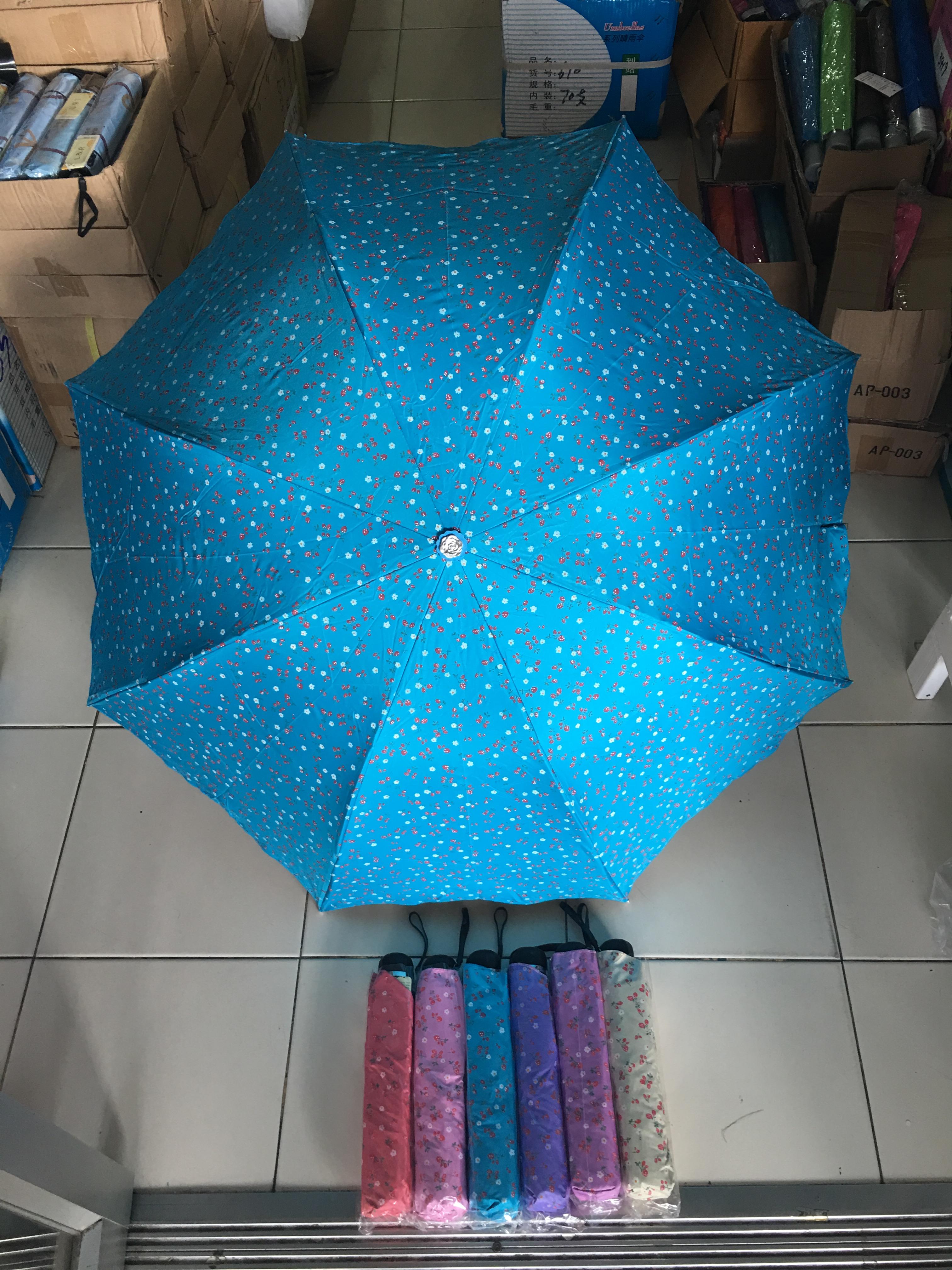 ร่มโค้งแฟชั่นยูวีดำ รหัส3417