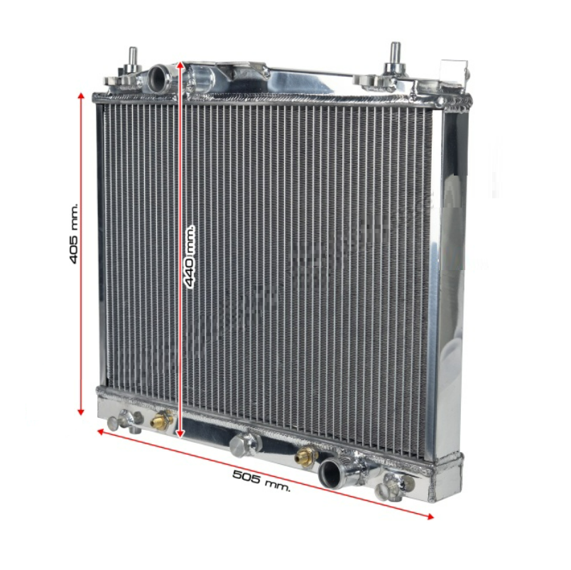 หม้อน้ำ TOYOTA VIOS(วีออส) Gen2 หนาพิเศษ 26มิล ปี2007-2012 เกียรออโต้ (อลูมิเนียทั้งใบ) (O.E.M ประกัน 6เดือน)