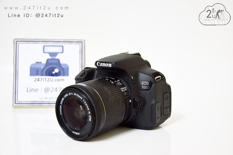กล้อง Canon 700D+เลนส์ 18-55 mm สีดำ