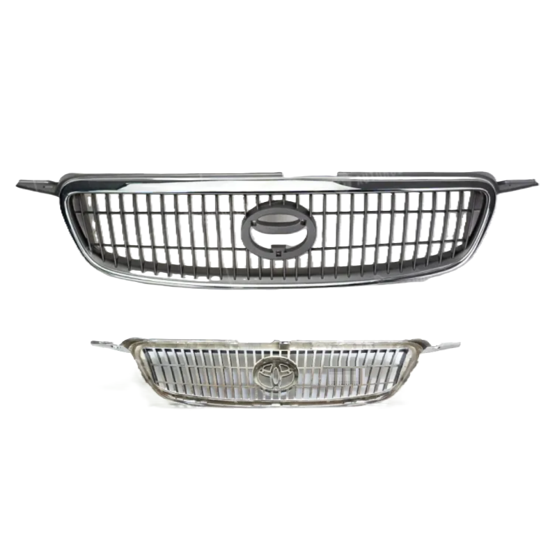 หน้ากระจัง TOYOTA ALTIS(อัลติส) หน้าหมู โฉมที่1 ชุบโครเมียม ไม่มีโลโก้ ปี2001-2003 (รหัส:ALTIS'01)