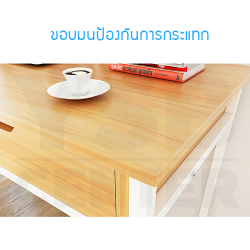 CASSA โต๊ะคอมพิวเตอร์ โต๊ะทำงาน โต๊ะอ่านหนังสือ โต๊ะอเนกประสงค์ มาพร้อมลิ้นชัก ขนาด 100 x 50 cm.