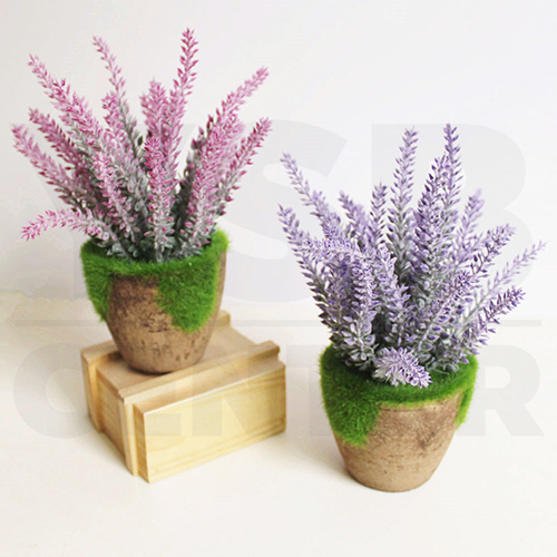 ต้นไม้ปลอม ต้นไม้แต่งบ้าน ดอกไม้พลาสติก ต้นไม้พลาสติก ดอกไม้ประดิษฐ์ (เซ็ต 3 ชิ้น) ขนาด 8.5x7.5x20 CM. รุ่น B1S025-LV3-20X8.5X7.5