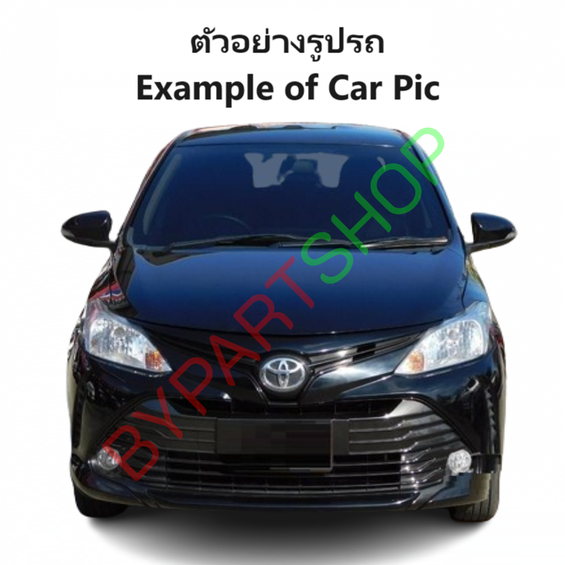 หน้ากระจัง TOYOTA VIOS(วีออส) Gen4 สีดำ(งานไม่ทำสี) ไม่มีโลโก้ ปี2017-2020 (รหัส:VIOS'17)