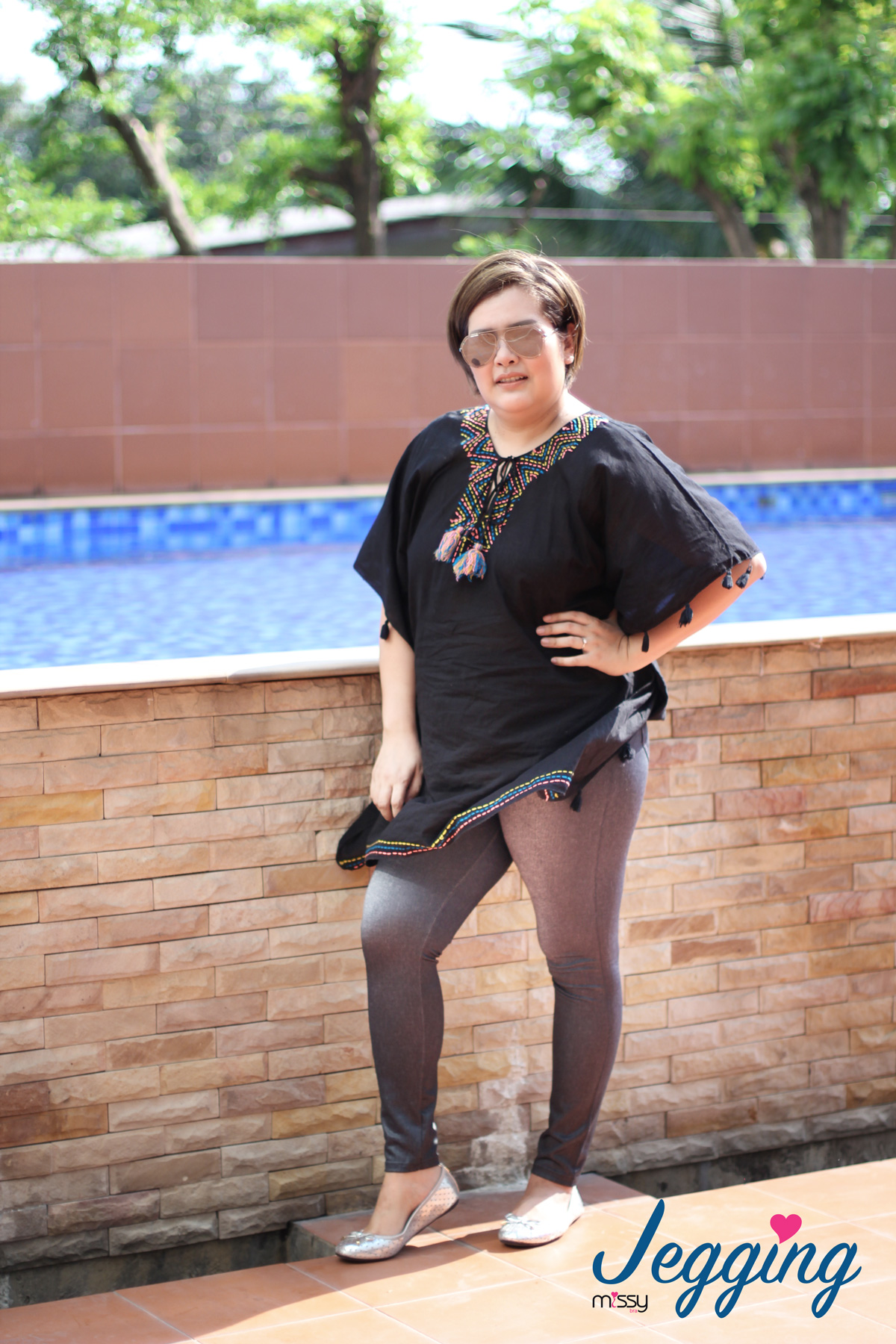 กางเกง ยีนส์สีดำ เลคกิ้งยีนส์ Jegging