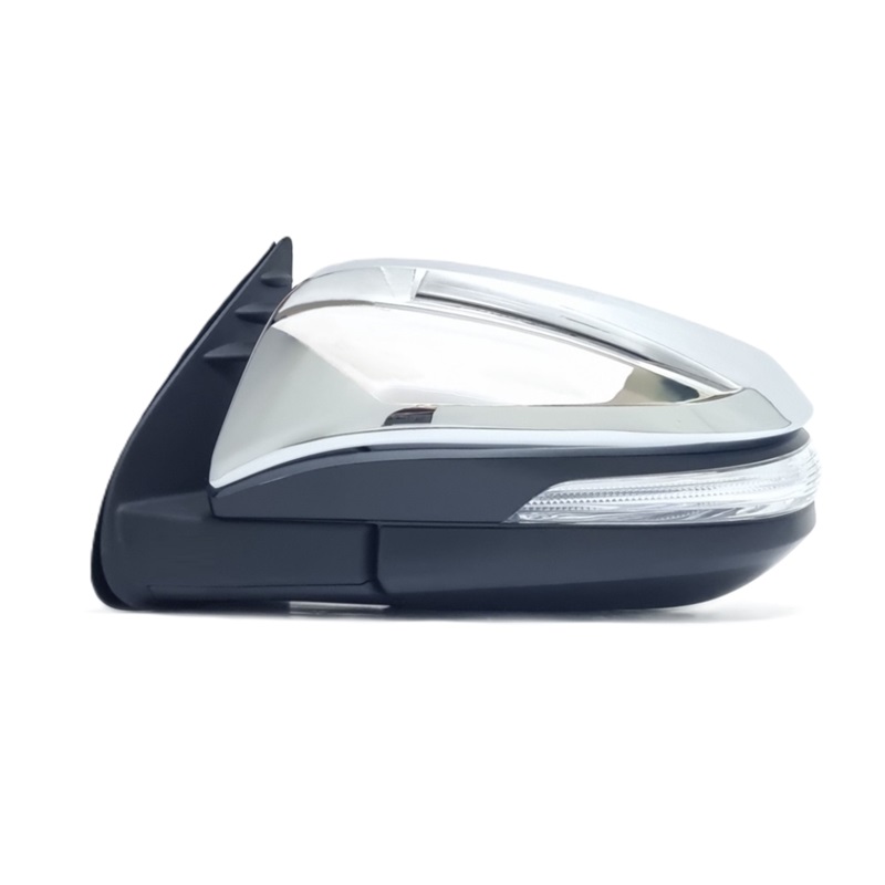 กระจกมองข้าง TOYOTA REVO(รีโว่)/ROCCO(ร็อคโค่) รุ่นปรับ+พับไฟฟ้า มีไฟเลี้ยว 7สาย ชุบโครเมียม ปี2015-2024 -ราคาต่อข้าง-