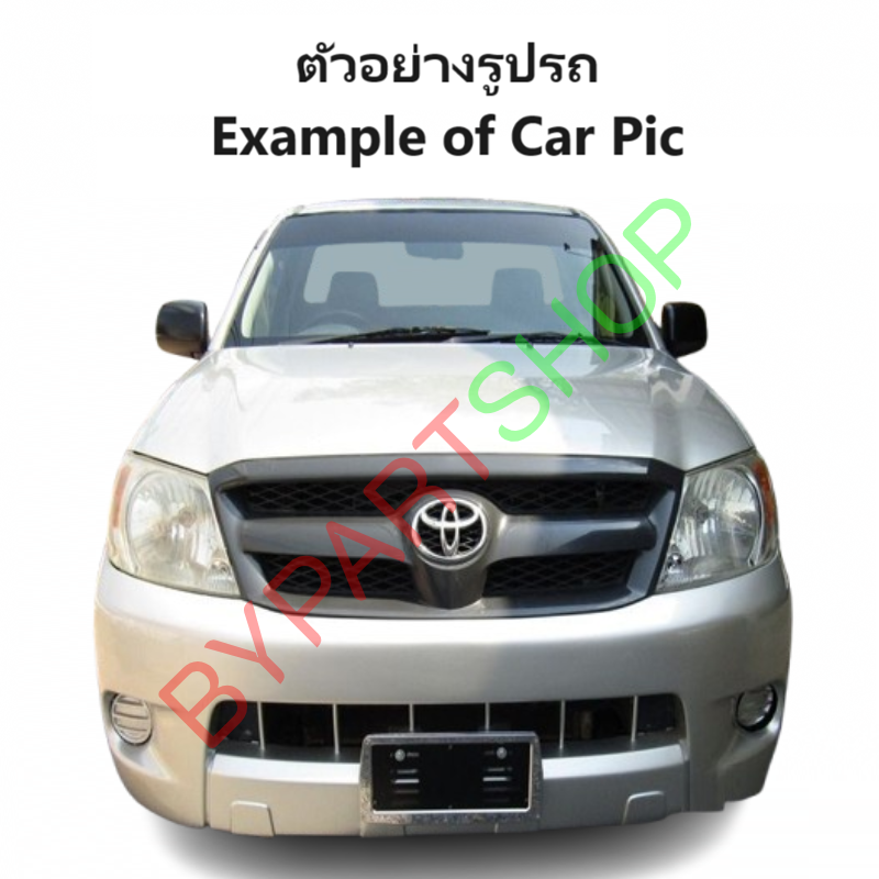 หน้ากระจัง TOYOTA VIGO(วีโก้) โฉมแรก สีดำ(งานไม่ทำสี) ไม่มีโลโก้ ปี2004-2007 (รหัส:VIGO'04ดำ)
