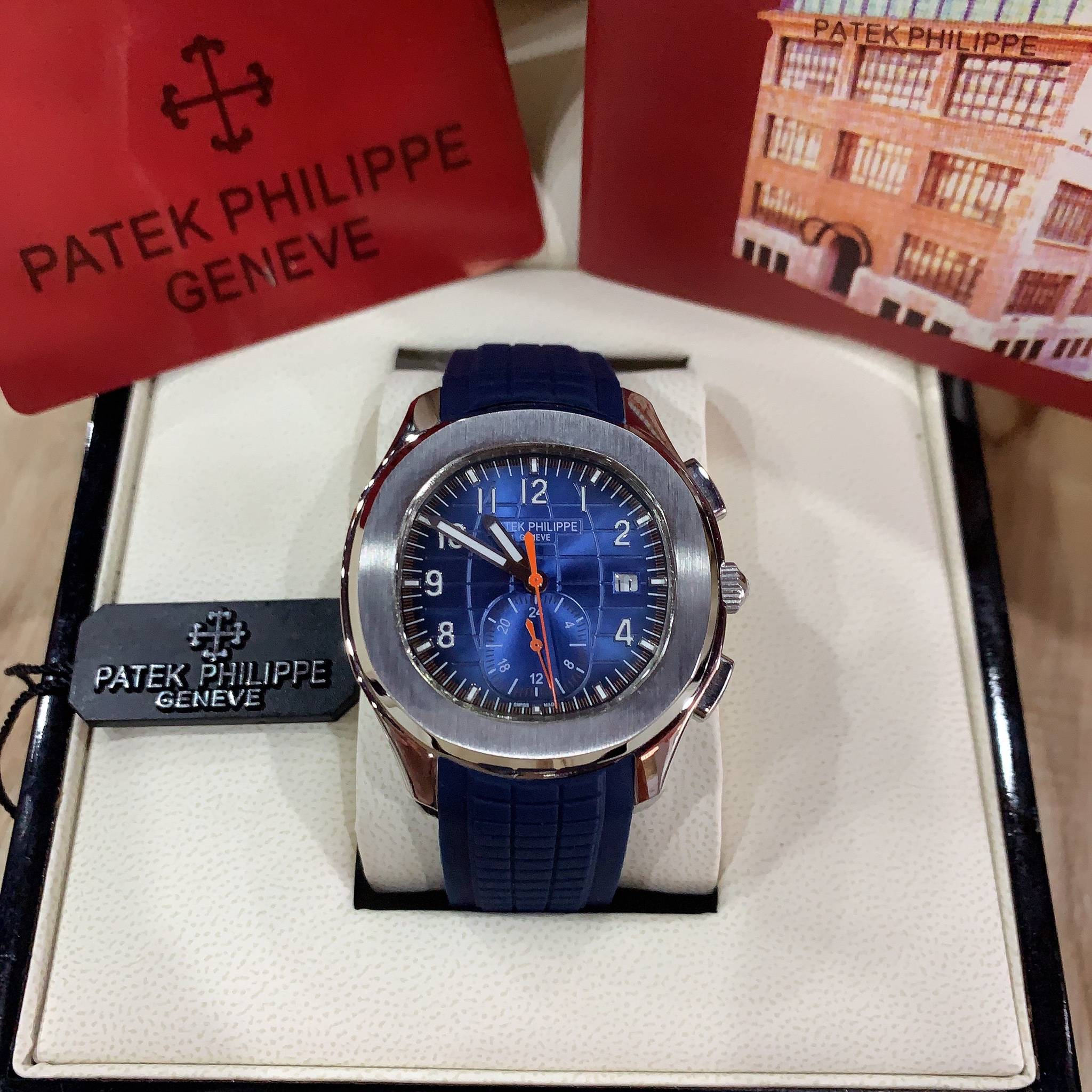 นาฬิกา Patek Philippe Aquanaut Grade Mirror Swiss หน้าปัดน้ำเงิน