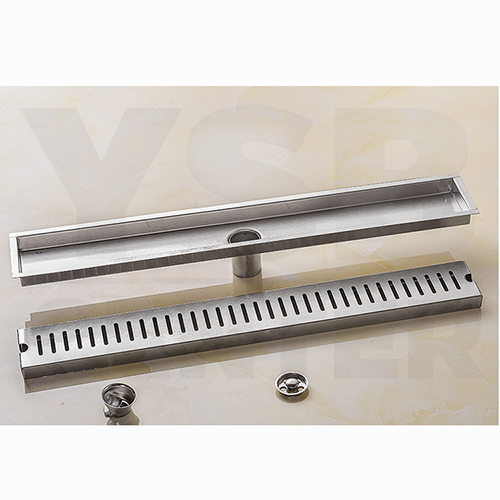 รางระบายน้ำ รางระบายน้ำท่อกลาง สแตนเลส304 ตะแกรงระบายน้ำ กันกลิ่น กันแมลง