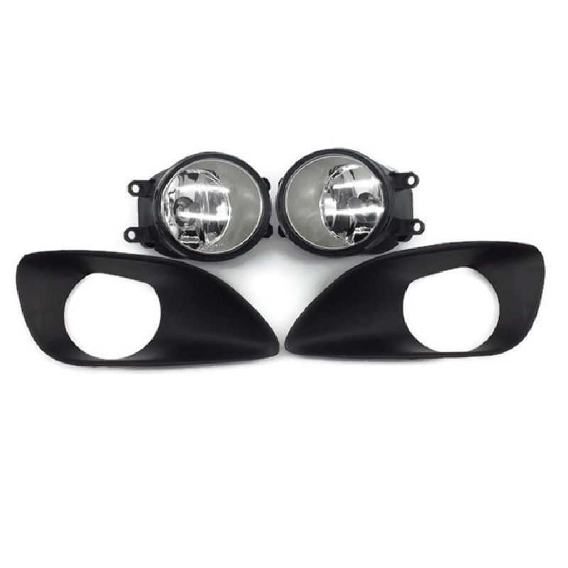 ไฟตัดหมอก/ไฟสปอร์ตไลท์ TOYOTA VIOS(วีออส) โฉมที่2 ฝาครอบดำ ตั้งแต่ปี2007-2012 (ครบชุด) (รับประกัน 6เดือน) (TY170C)