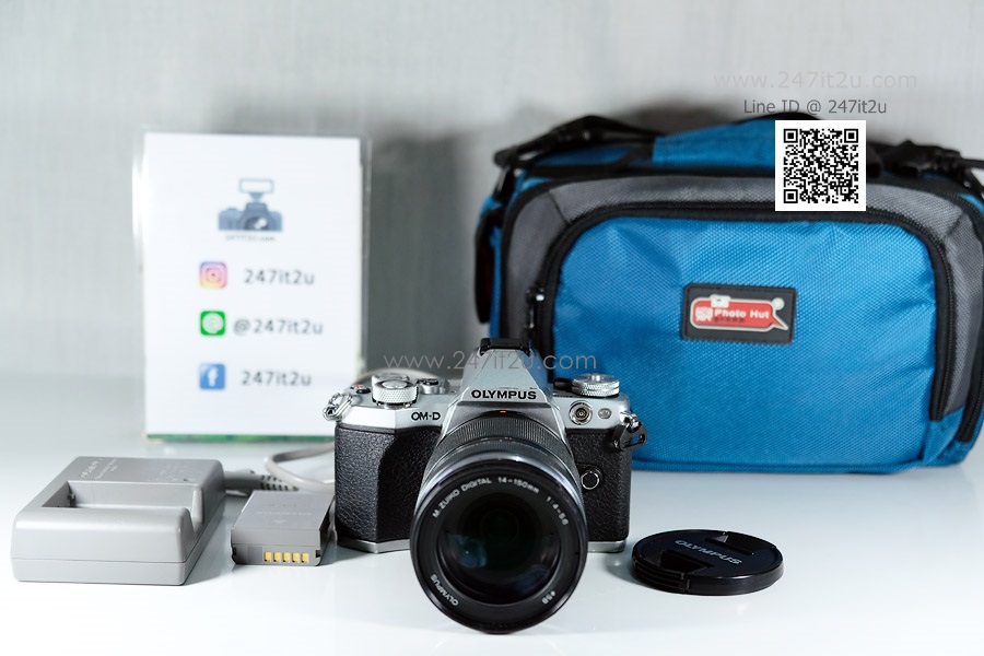กล้อง Olympus OM-D E-M5 mark 2 พร้อมเลนส์ 14-150mm f4-5.6 II สี Silver