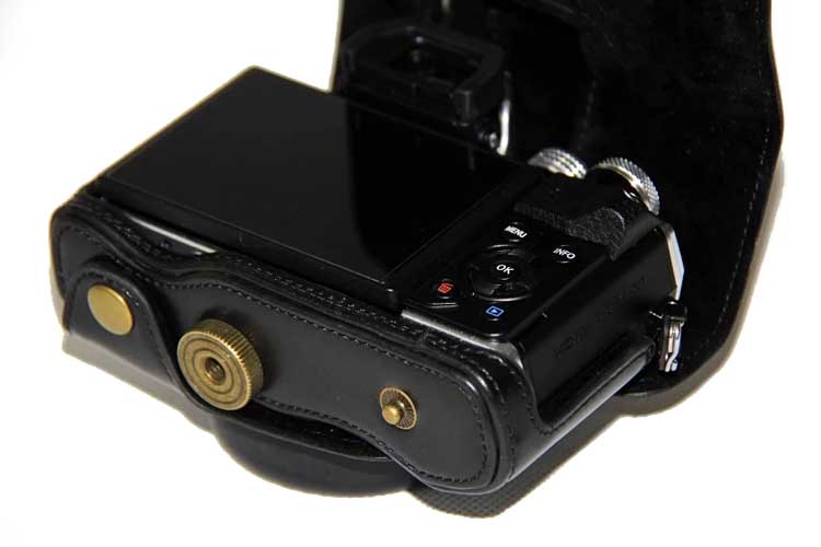 Bag Leather Case For olympus EM10 II
