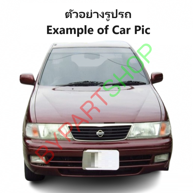 หน้ากระจัง NISSAN SUNNY(ซันนี่) B14 สีดำ(งานไม่ทำสี) ไม่มีโลโก้ ปี1994-1997 (รหัส:B14 ดำ)